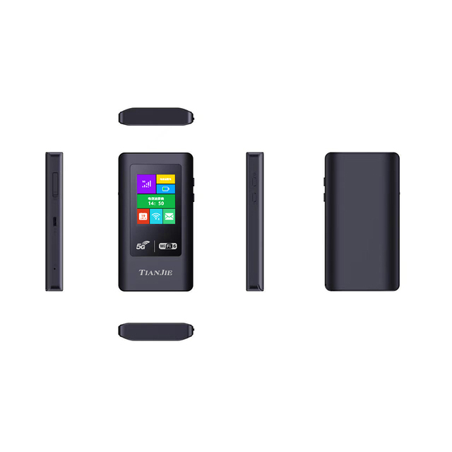 TIANJIE 4g NR Portable 5g Wifi Routers LTE SA NSA WIFI6 Mobile Hotspot 5g Router 5g Pocket Wifi With Sim Card