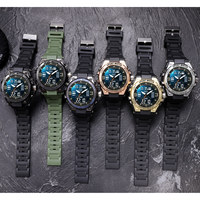 Jam Tangan Digital Olahraga Multifungsi Jam Tangan Baru untuk Anak Laki-Laki Siswa Sekolah Menengah Jam Tangan Analog-Digital Silikon Olahraga