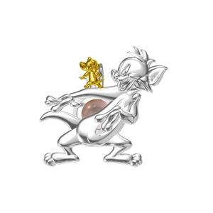 Delicada <span class=keywords><strong>Tom</strong></span> y <span class=keywords><strong>Jerry</strong></span> jaula perla colgantes <span class=keywords><strong>de</strong></span> plata <span class=keywords><strong>de</strong></span> ley 925 <span class=keywords><strong>de</strong></span> dibujos animados hueco collar <span class=keywords><strong>de</strong></span> la joyería DIY - Product Image 1
