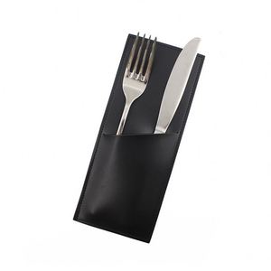 Bolsas de Cubiertos de Cuero PU, Fundas para Utensilios, Organizador de Cubiertos para Hotel, Funda para Cubiertos, Porta Cuchillos y Tenedores (no Incluye Cubiertos) - Product Image 3