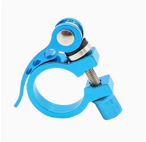 Collier de selle de vélo en aluminium coloré réglable en hauteur avec boulon de fixation rapide pour vélo - Product Image 3