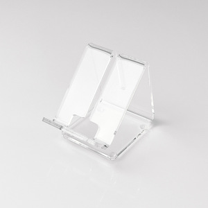 Trong suốt <span class=keywords><strong>Acrylic</strong></span> hiển thị đứng sáng tạo máy tính để bàn xuyên biên giới thiết kế bán buôn doanh nghiệp quảng cáo tùy biến cho điện thoại - Product Image 5