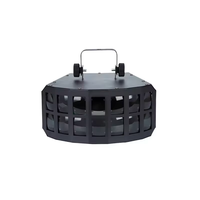HUINENG-Lumière laser DMX LED double Derby, avec gradateur à gamme complète et effets stroboscopiques variables, pour club, discothèque, fête et scène