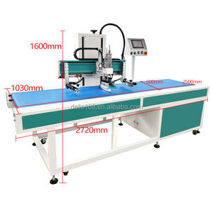 Deliou 40*60Cm Automatische Niet-Geweven Zak Zeefdruk Machine Te Koop Pneumatische Scherm Printer Machine Met Transportband - Product Image 4