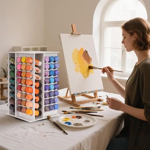 <b>Rotating</b> Multi Layer <b>Spice</b> <b>Rack</b> With 8 Floors For Kitchen Countertop Storage - Product Image 1