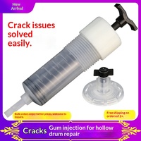 Colle de réparation de fissures en plastique, injecteur, injecteur de coulis basse pression, packer de renforcement, résine époxy, remplissage de tambours creux