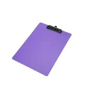 Nhà Máy Bán Buôn Custom Logo In PP Bọt Clipboard, Văn Phòng Viết Clip Board, Nhựa PP Kim Loại Clipboard