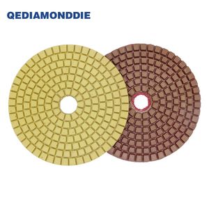 แผ่นขัดเพชรเรซิ่นคุณภาพสูงขนาด 4 นิ้ว สำหรับขัดพื้นหินแกรนิตและคอนกรีตแบบเปียก/แห้ง - Product Image 4