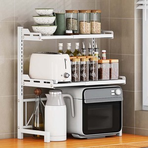 Estante de almacenamiento de cocina escalable de alta calidad, almacenamiento de <span class=keywords><strong>horno</strong></span>, estante de olla arrocera eléctrica de Mesa <span class=keywords><strong>para</strong></span> el hogar - Product Image 3