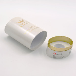 Custom Logo Round Empty Cylinder Perfume Candle Box Paper Packaging Tube With Lid