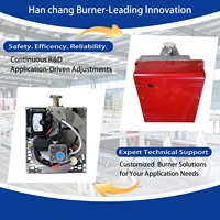Pembakar Gas Alam BS2 Langsung dari Pabrik 4-12M BTU untuk Pengering & Boiler Air Panas