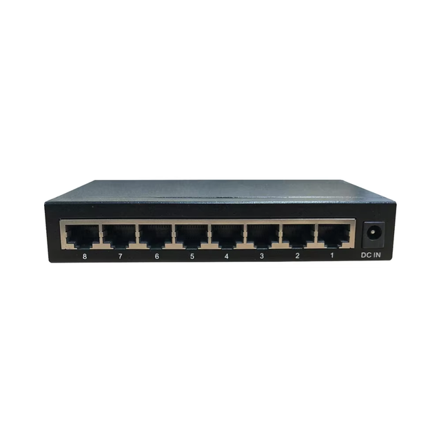 Full Gigabit Ethernet Switch with 8 X 10/100/1000 Mbps RJ45 Ethernet Ports Network Switches Product Category