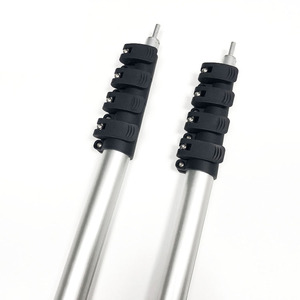 Bâche télescopique en aluminium, perche de tente ajustable, bâche <span class=keywords><strong>pour</strong></span> le camping, livraison gratuite - Product Image 1