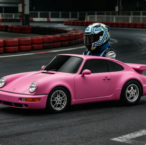 Go Kart Eléctrico Retro Rosa Personalizable con Motor sin Escobillas de 2500w72v, Ideal para Pistas de Karting, Campamentos y Zonas Turísticas - Product Image 5