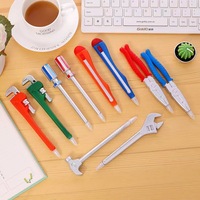 Papeterie créative Stylo à bille noir en plastique en forme d'animal École primaire Étudiant Apprentissage Fournitures culturelles Prix Cadeau
