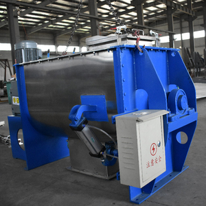 Mezcladora de cinta para detergente en polvo, mezcladora para preparar alimento animal de 300 kg - Con mezcladora de doble eje en línea - Product Image 6