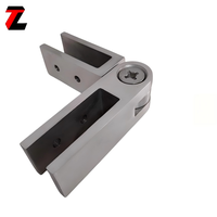 Support de garde-corps en verre réglable en acier inoxydable SS316L résistant aux intempéries pour panneaux de verre d'escalier intérieur/extérieur