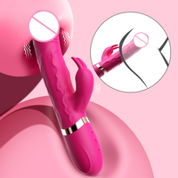 Gran Oferta 2026: Vibrador Conejo Realista con 10 Modos de Vibración, Juguete Sexual para Punto G Femenino