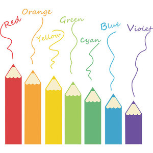 <span class=keywords><strong>Pegatinas</strong></span> de Pared Escolares Removibles con Diseño 3D de Lápices de Colores - Product Image 2