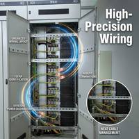 ZHUOLI Fabricant Direct Armoire de Commande Électrique Extractible GCS Protection IP4X 630A-6300A pour Projets de Postes de Distribution Régionnels AC