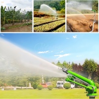 Canon à eau longue portée Titans 65m 360° pour l'irrigation des fermes et des jardins