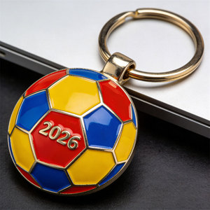 พวงกุญแจถ้วยรางวัลฟุตบอลเรนโบว์ <span class=keywords><strong>2026</strong></span> รูปทรง 3 มิติ ทำจากโลหะผสมสังกะสี ของที่ระลึกสำหรับแฟนฟุตบอล ของขวัญส่งเสริมการขาย - Product Image 6