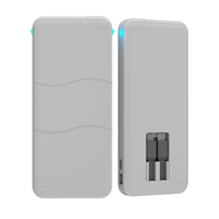 Station d'alimentation portable Topowerfull TP6000, batterie externe magnétique sans fil, batterie Li-polymère, ABS+Métal ignifuge, Micro USB