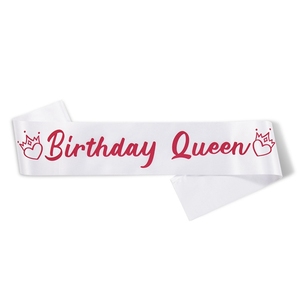 Fascia 'Re/Regina dei Compleanni' per Decorazioni Divertenti per Feste di Compleanno, <span class=keywords><strong>Regalo</strong></span> per 18°, 21°, <span class=keywords><strong>30</strong></span>°, 40°, 50° Compleanno - Product Image 1