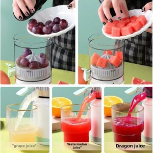Máy ép trái cây đa năng tự động cầm tay nhỏ gọn, dùng cho gia đình, không dây, sạc USB, chất liệu nhựa, dùng được cho trái cây và rau củ - Product Image 4