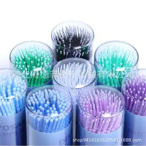 Disposable Micro Applicator Cotton Swabs 902 Fine Cylinder Shape For Eyelash Extensions <b>Tools</b> - Product Image 3