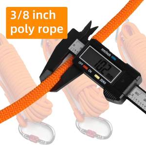 Portable 10mm*15m High Strength Nylon Climbing Rope Safe Rappelling Outdoor Adventures for Camping & Hiking - Product Image 4