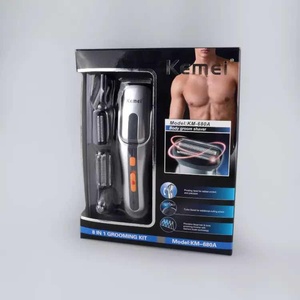 Cortadora de Pelo Eléctrica Recargable Kemei <span class=keywords><strong>KM</strong></span>-680A <span class=keywords><strong>5</strong></span> en 1, Recortadora de Pelo, Afeitadora, Recortadora de Nariz, Recortadora de Vello Corporal <span class=keywords><strong>5</strong></span> en 1 - Product Image 4