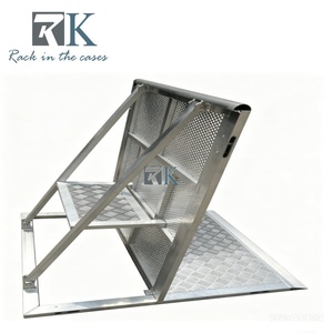 Barrera de Control de Multitudes Portátil de Aluminio Plateada para Conciertos y Tráfico, Venta al por Mayor - Product Image 1