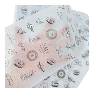 Papel encerado reutilizable a prueba de grasa con logo personalizado para restaurantes, sándwiches, hamburguesas y envoltorios de alimentos. - Product Image 1