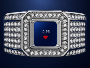 Neues Design Ring 4/5 Smart Ring Schutzhülle mit Kupfer-Diamant-Einlage 18k Vergoldetes Schmuck-Dekorations-Set OEM-Unterstützung - Product Image 1