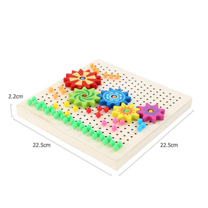 เล็บไม้ปริศนาของเล่นกระดานเห็ด<span class=keywords><strong>ม</strong></span>ีสีเข้ากันของเล่นพัฒนาการเชาว์ปัญญาหลากสี - Product Image 6