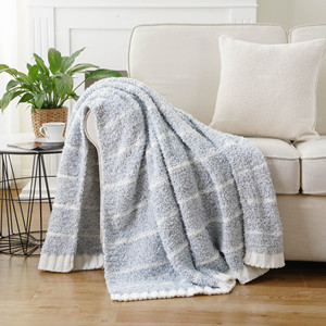 Plaids pour canapé réversibles, super doux et chauds, plaids confortables en tricot, jetés en <span class=keywords><strong>peluche</strong></span> moelleux pour canapé, lit, cadeau - Product Image 6