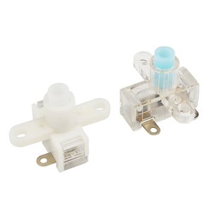 High Quality 2 Pin <strong>Plastic</strong> <strong>Push</strong> <strong>Button</strong> Switches Self-locking Transparent Color 19/24mm IP54 IK09 for Extension Socket 10A 250V - Product Image 5