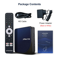 Boîtier TV Certifié UHD RockTek G2 4K AndroidTV 14 OS Double Wi-Fi 6 Box Smart TV Android