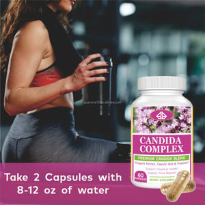 OEM Natural Candida Cleansing, Desintoxicante Herbal Intestinal, Equilibrio de Colonias Intestinales, Hoja de Orégano, Enzima Probiótica, Salud Digestiva para Adultos - Product Image 3