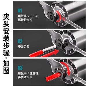 Fresadora eléctrica inalámbrica Boerte de 21V con cuerpo de aluminio, máquina para trabajar la madera con riel guía y accesorios - Product Image 2