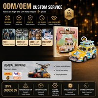Kit de Modélisme 3D en Métal DIY Hawaï, Jouet Éducatif STEM Personnalisé en Gros, Cadeau Décoratif, Vente Directe Usine, OEM CE EN71