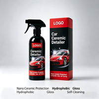Spray de protection de peinture automobile en céramique nano personnalisé, revêtement hydrophobe, protection de la brillance de la peinture automobile, hydrofuge, 250 ml, directement de l'usine