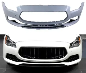 Calandre de pare-chocs avant de luxe de mise à niveau automatique TYPY et kit de carrosserie de lèvre avant pour Maserati Quattroporte 2013-2016