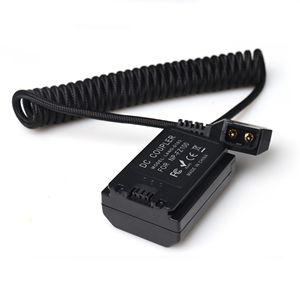 D-tap to NP-FZ100 <strong>Dummy</strong> Battery Coiled Nylon Power Cable 3A Fast Charging <strong>for</strong> A7/A7R Series Mirrorless Cameras <strong>Computer</strong> LED - Product Image 4