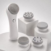 Têtes de brosse de massage de remplacement en silicone personnalisées pour appareil de beauté personnel, étanches, OEM ODM