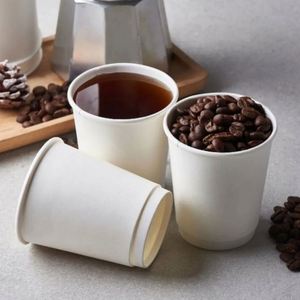 Gobelet en papier jetable léger et robuste à double paroi, tasse en carton à deux couches pour café chaud arabe, idéal pour les restaurants - Product Image 1