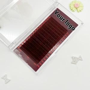 Extensions de <span class=keywords><strong>cils</strong></span> Ballylash Private Label brun foncé 0.03 0.05 0.15 M J B C D Curl, plateaux d'extensions de <span class=keywords><strong>cils</strong></span> brun <span class=keywords><strong>bordeaux</strong></span> - Product Image 2