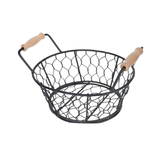 Almacenamiento de cocina, cesta de alambre de Metal para huevos, soporte para huevos de pollo de granja, caja organizadora, contenedor, cuenco para huevos, decorar - Product Image 4