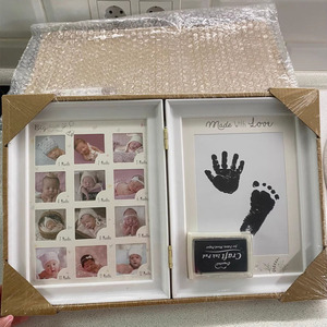 Inkless Hand and Footprint Kit Boy Girl Newborn Keepsake No Mess Ink Pad for Baby Handprint <strong>Personalized</strong> Baby Shower Gifts - Product Image 6